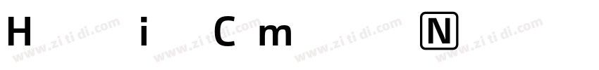 Helvetica Com Bold N字体转换